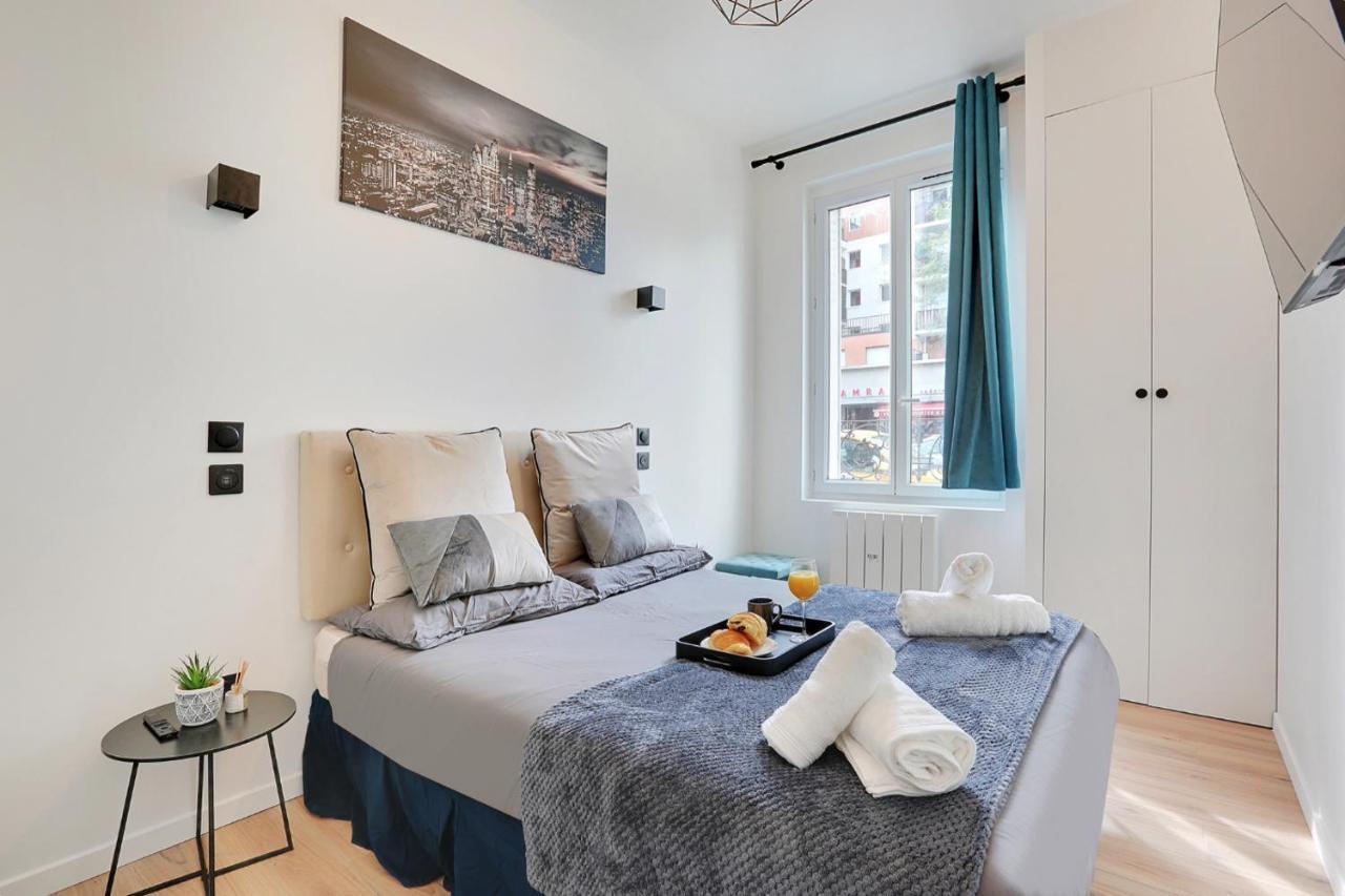 Cosy Appartement Portes De Paris โอแบวีลีเย ภายนอก รูปภาพ