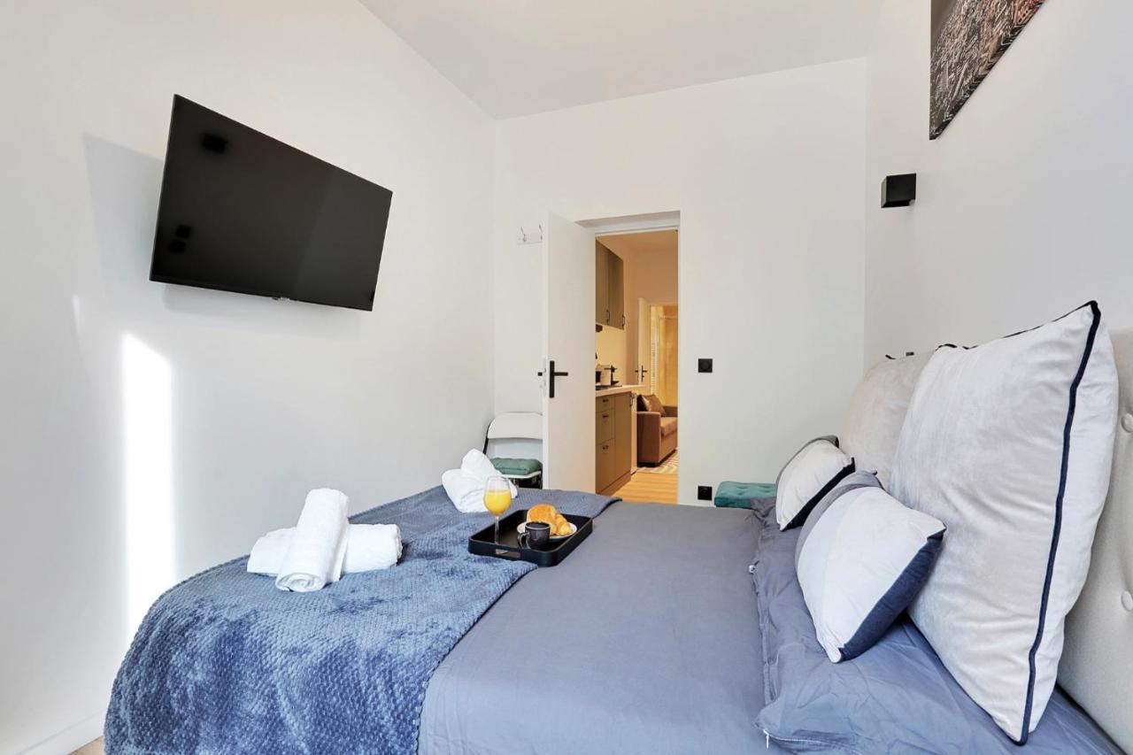 Cosy Appartement Portes De Paris โอแบวีลีเย ภายนอก รูปภาพ