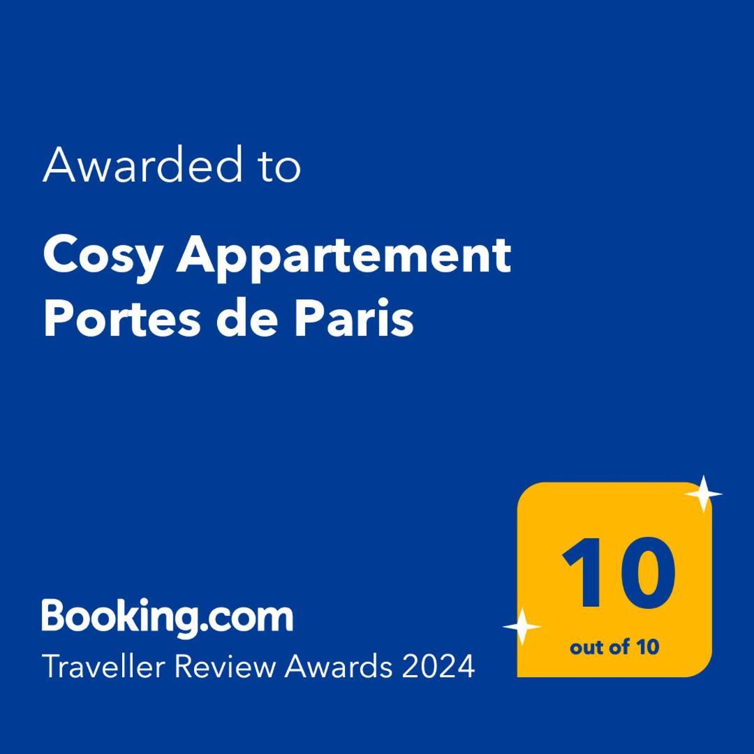 Cosy Appartement Portes De Paris โอแบวีลีเย ภายนอก รูปภาพ